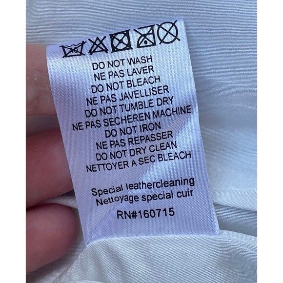 RETROFETE SILVER Liza Leather Skirt SIZE XS - Picture 11 of 12